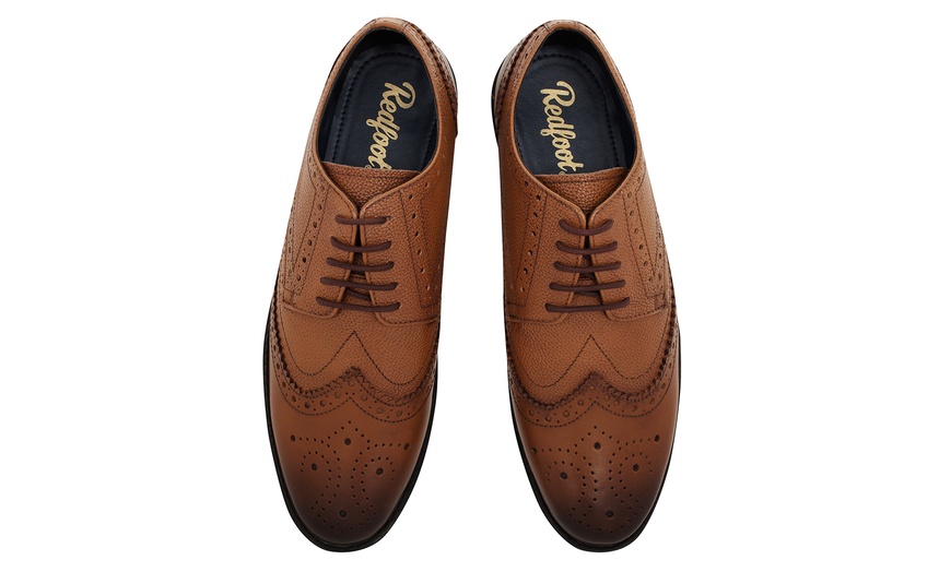 Image 8: Men's Leather Derby Brogues