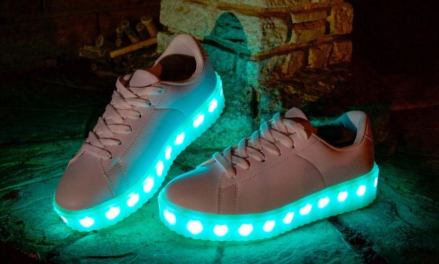 Image 5: Women's Trainers with LED Lights