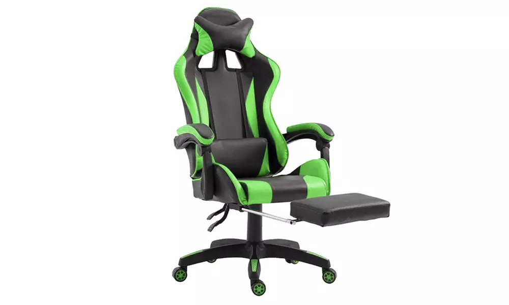 Sedia ufficio Gaming Azrace con poggiapiedi