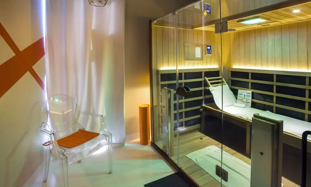 Three or Five 40-Minute Infrared Sauna and 20% Off at Drop Sauna + Athleticouture (Up to 46% Off) - Primary Image