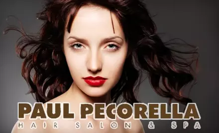 $28 for a Haircut, Style, Shampoo, and Moisturizing Treatment at Paul Pecorella Hair Salon & Spa (Up to $64 Value) - Primary Image