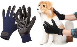 Soft Rubber Pet Grooming Glove