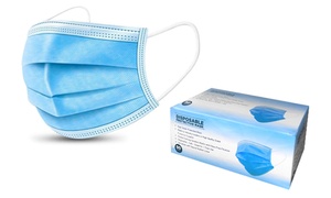 Three-Ply Disposable Face Masks