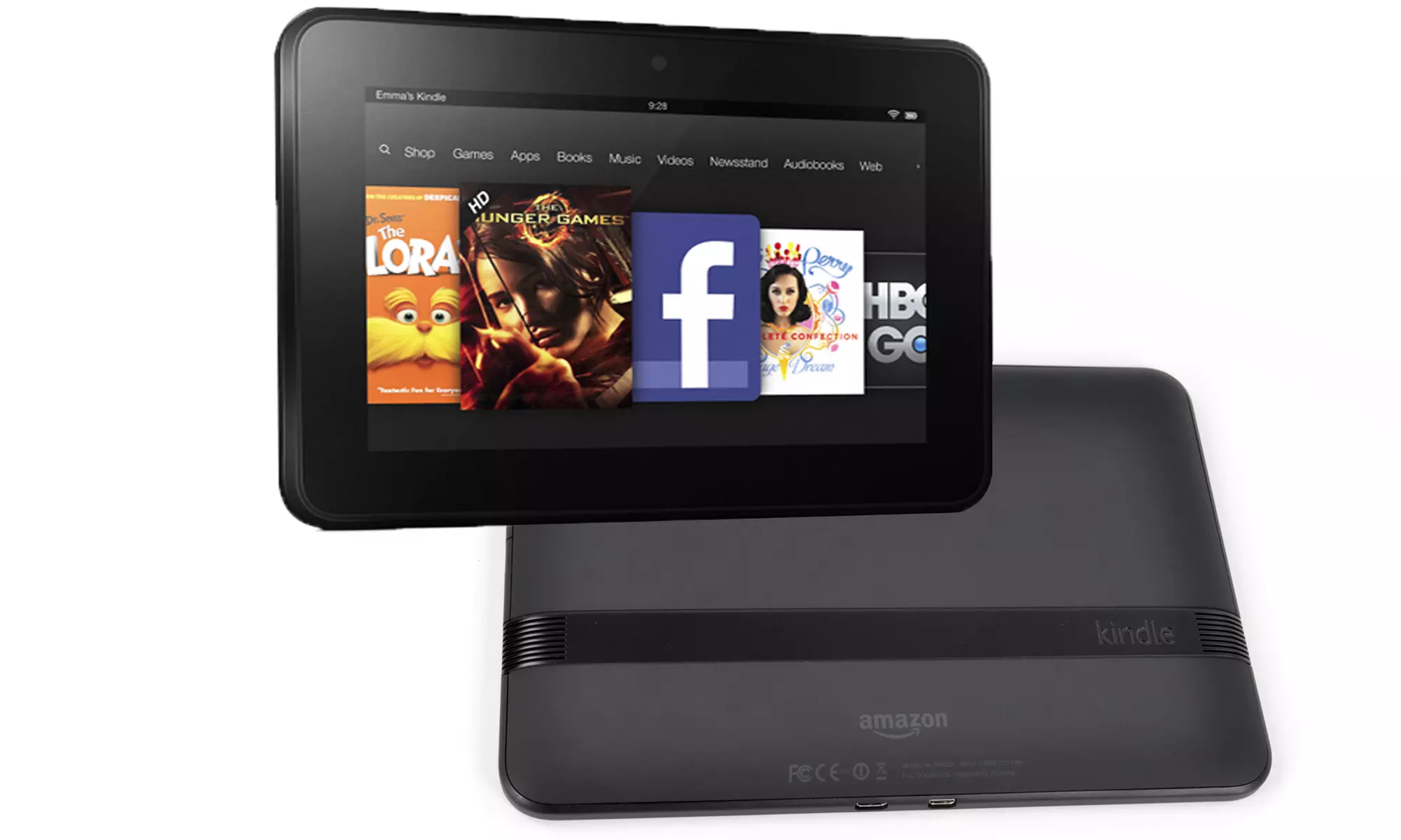Kindle Fire HD 16GB 7" Tablet with Dolby Audio, Dual-Band WiFi & Android 4.4 (Refurbished)  - Primary Image