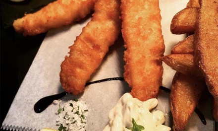 Fish and Chips for Two - The White Swan | Groupon