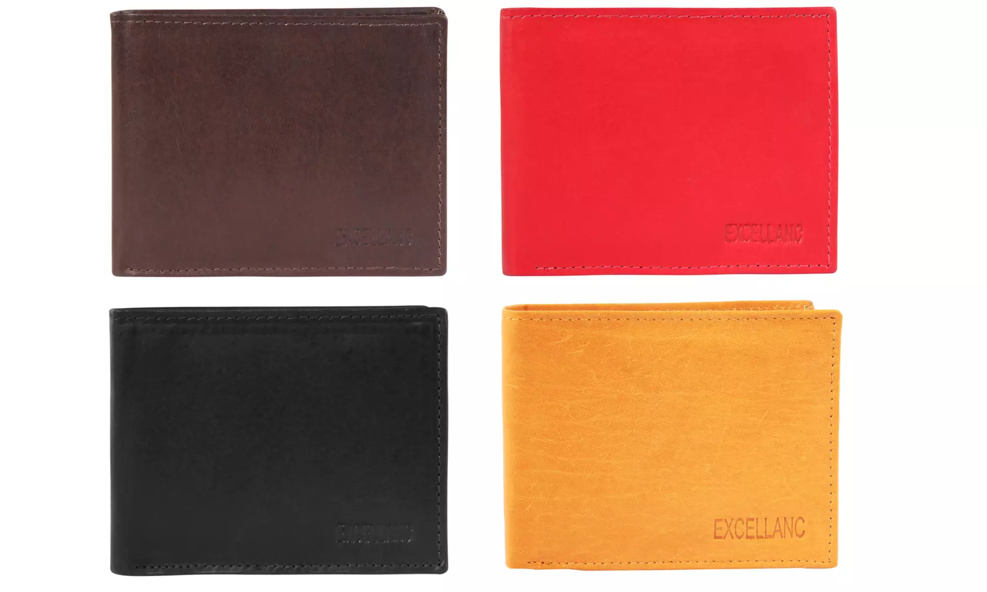 1x oder 2x Excellanc Herren-Geldbörse