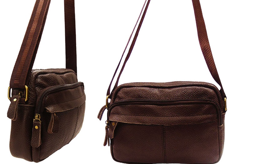 Image 4: Leather Shoulder Bag