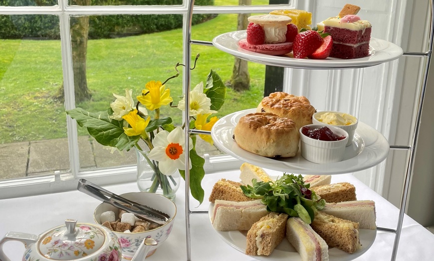 Image 1: Traditional or Sparkling Afternoon Tea at Statham Lodge Hotel