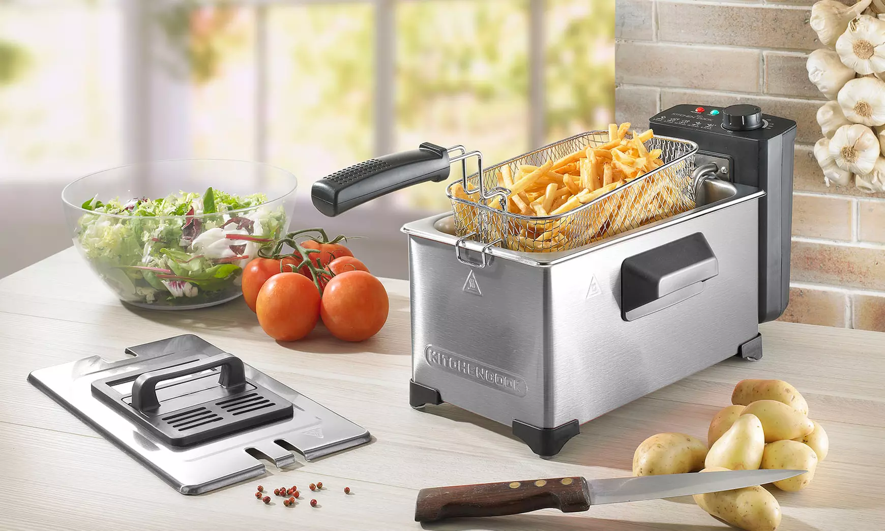 Friteuse inox Kitchencook de 3L - Primary Image