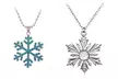 Collier pendentif en forme de flocons de neige - Second Medium