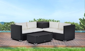 Outsunny Four-Seater Conversion Outdoor Furniture Set