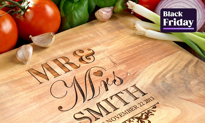 Image 1: Personalised Cutting Board from Photobook Shop