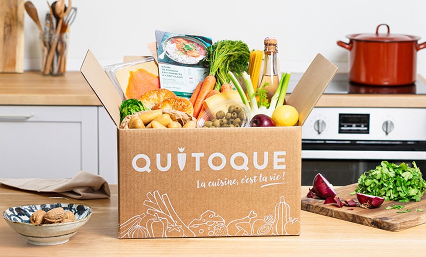 Image 1: Abonnement 1 ou 2 box Quitoque pour 2 à 4 personnes