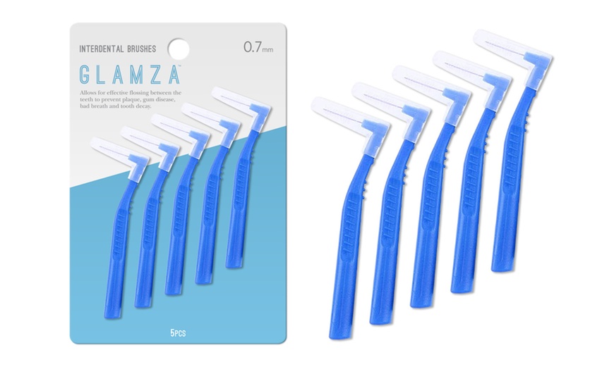 Image 2: One, Two or Three 0.7mm Floss Brush Five-Packs