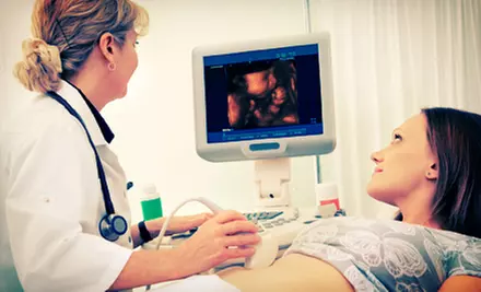 2-D or 3-D/4-D Ultrasound Packages with Prints and DVD at My Womb with a View (Up to 59% Off). Three Options Available. - Primary Image