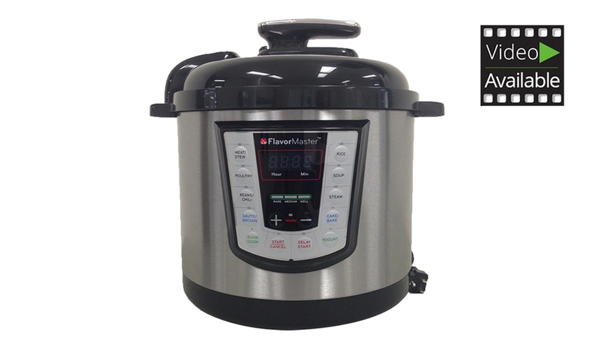 Image 1: FlavorMaster 10-in-1 Multi-Cooker