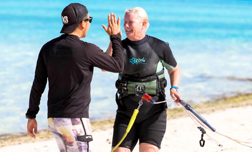 Image 2: 2-Hour Wing Foil Lesson or Kiteboarding Lesson for One, Two, or Three