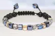 Lava Stone Glass Diffuser Bracelet with Optional Essential Oils - Second Medium