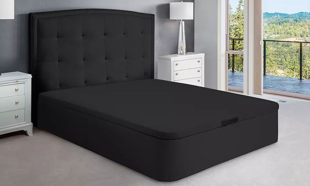 Canapé abatible negro, con envío gratuito - Primary Image