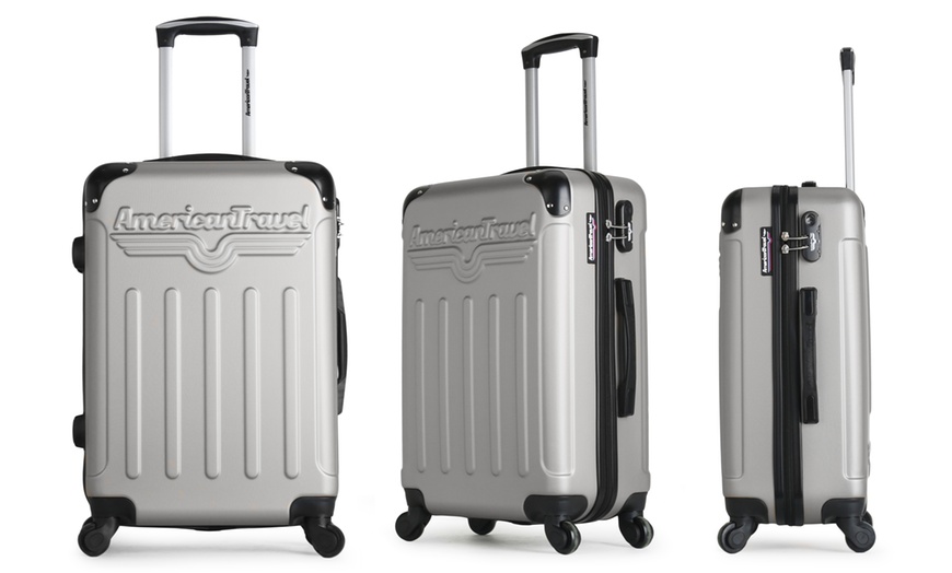 Image 15: Three American Travel Suitcases