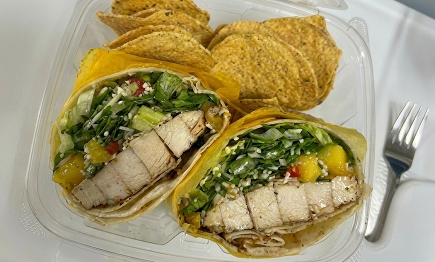 Image 3: One or Two Pack of Smoothies &  Small Salads or 10, 30, or 50 Credit