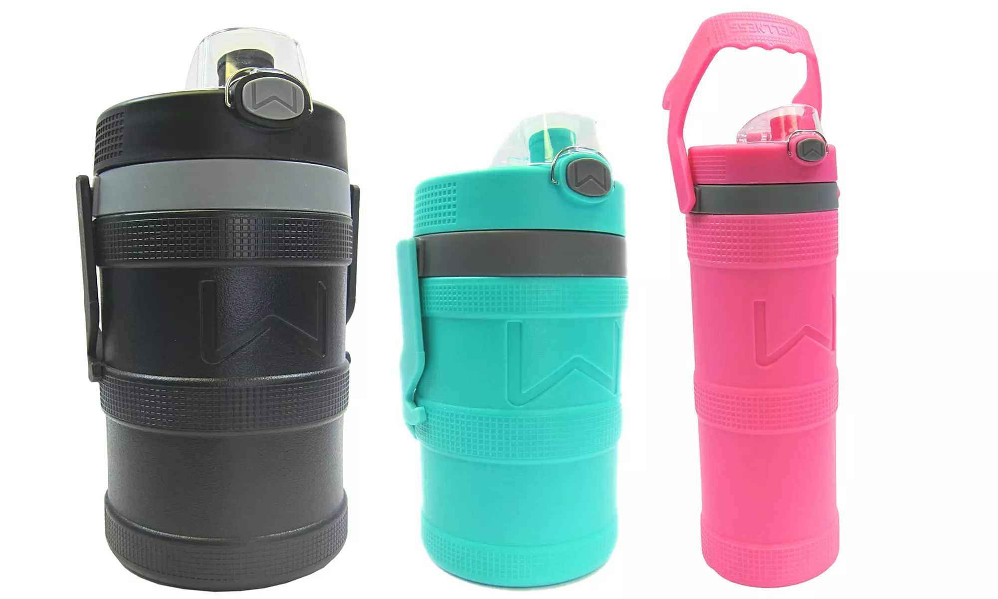 Insulated Sports Bottle with Fence Hanging Hook – 3 Sizes Available - Primary Image