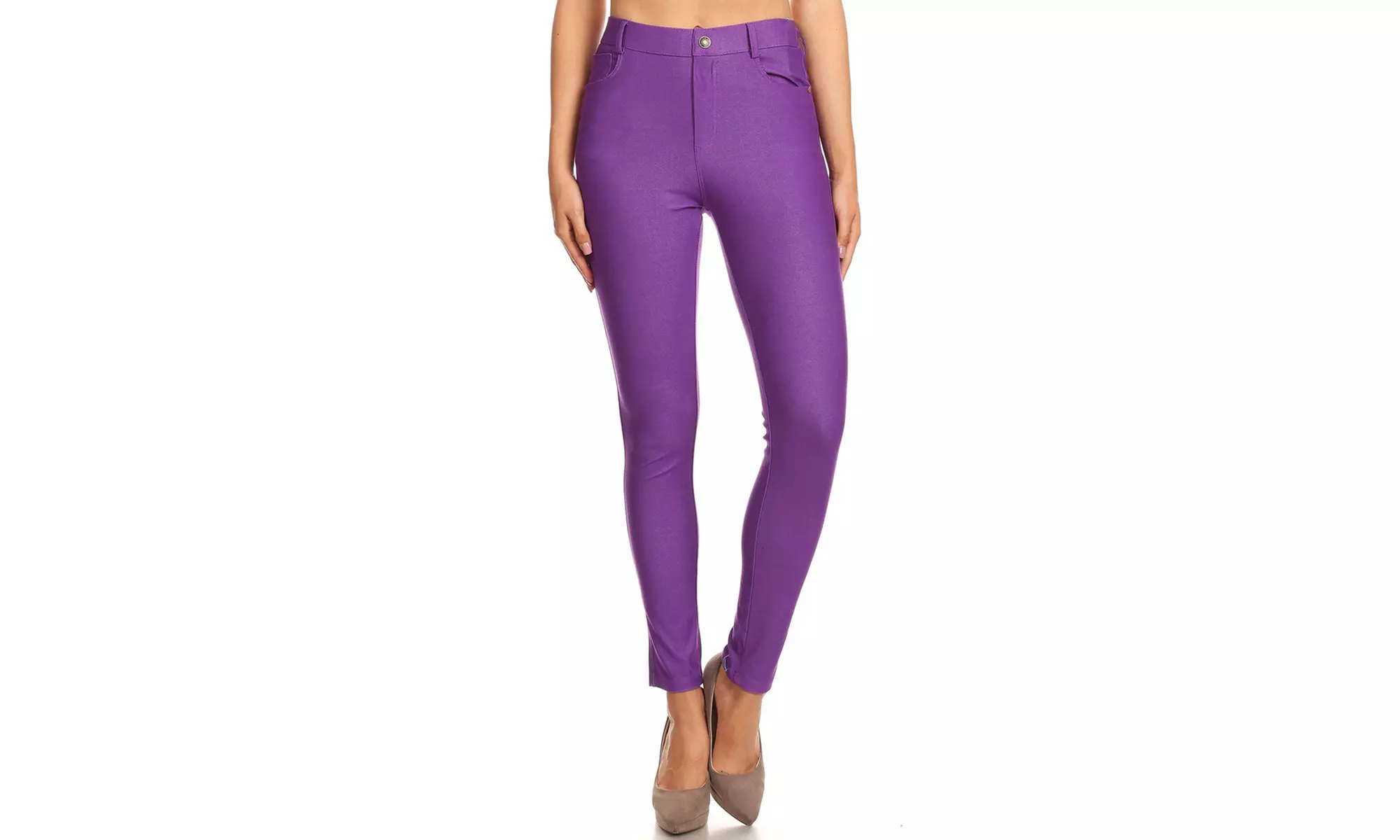  Women's Knit Jean Jeggings S-3X. Also Plus Skinny Pull On Pants