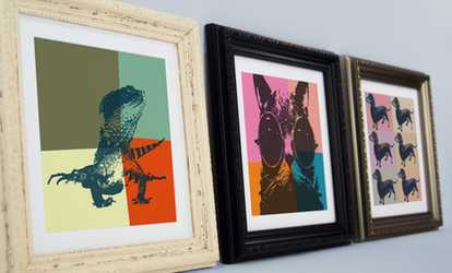 Pop Art Framed Pet Prints