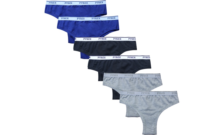 Image 2: Lot de 6 culottes coupe brésilienne Pyrex