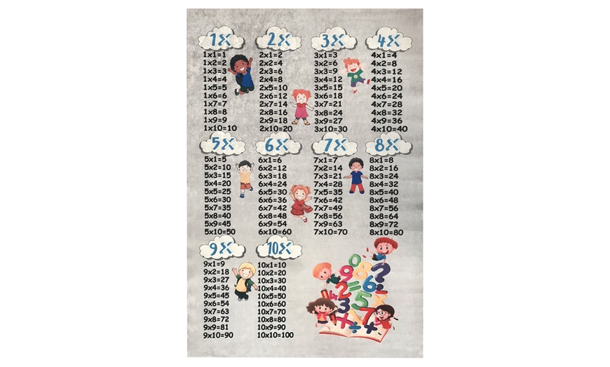 Image 2: Multiplication Table Mat