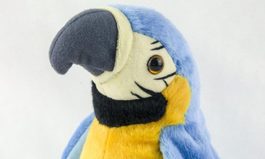 Image 4: Talking Parrot Plush Toy