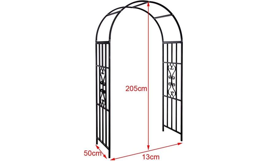 Image 8: Arco da giardino per piante Bakaji