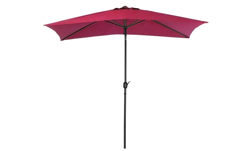 Image 5: 3M Water-Resistant Rectangular Parasol Umbrella