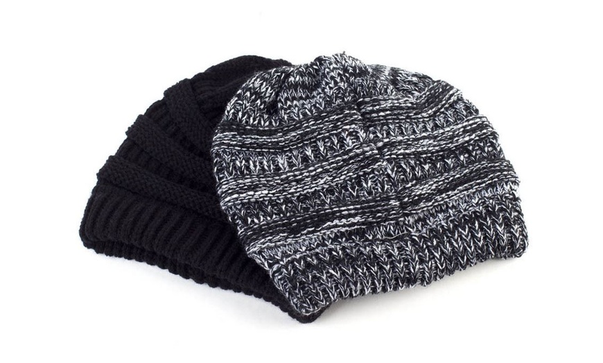 Image 12: Gorro de punto para coleta