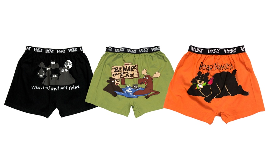 Image 12: LazyOne Cotton Boxers
