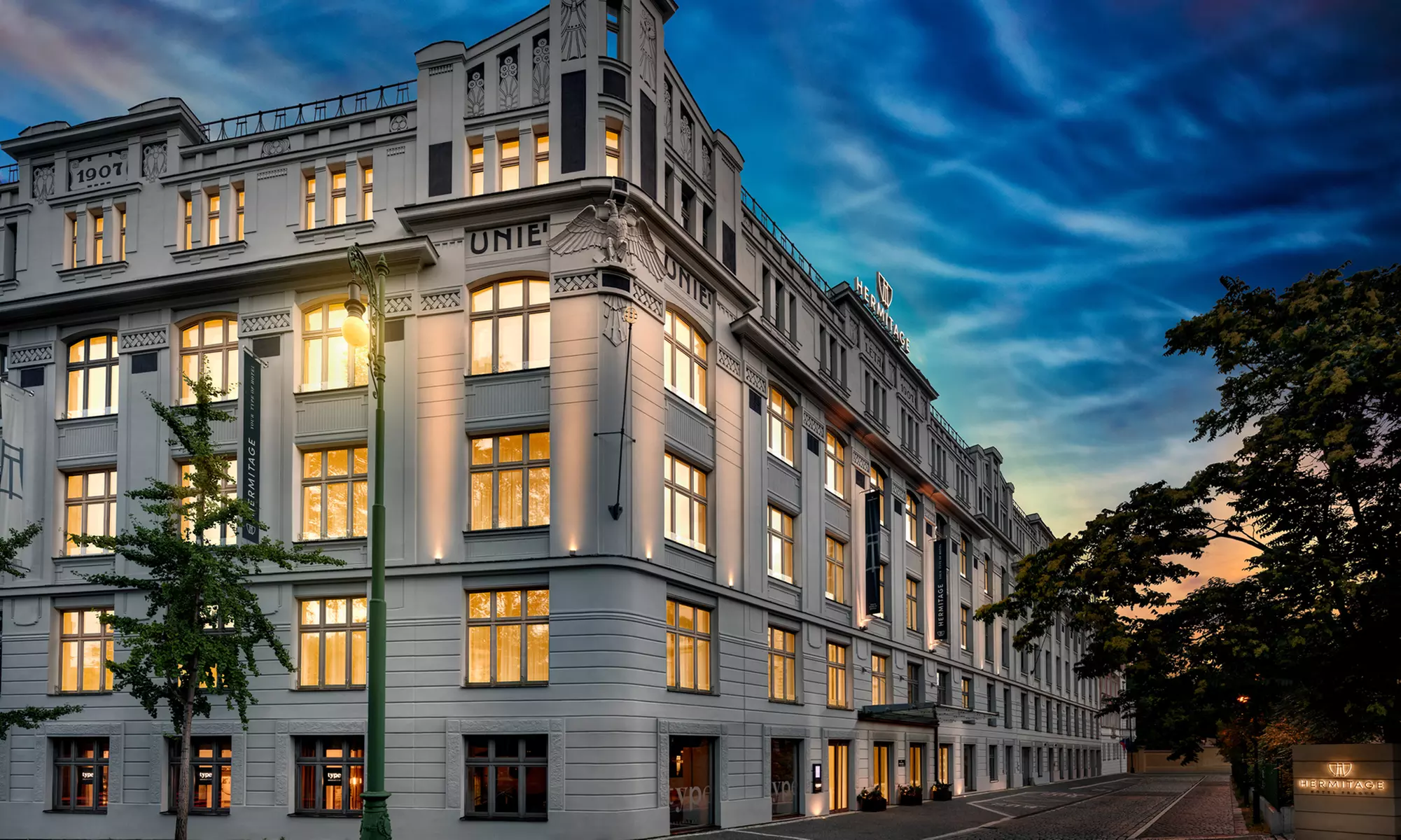 Prague: Standard or Superior Double Room for Two with Breakfast and Access to Fitness in the 4* Hermitage Hotel Prague - Primary Image