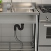 Image 2: Stainless Steel Commercial Sink with a Side Drainboard