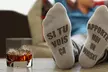 1, 2 ou 4 paires de chaussettes humoristiques à message : foot, bière, console, whisky - Second Medium