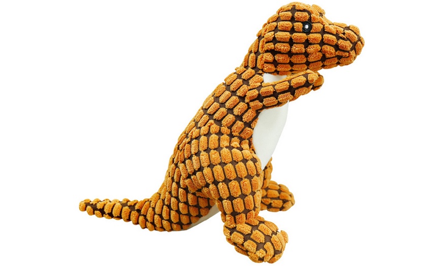 Image 4: Dinosaur-Shaped Dog Chew Toy