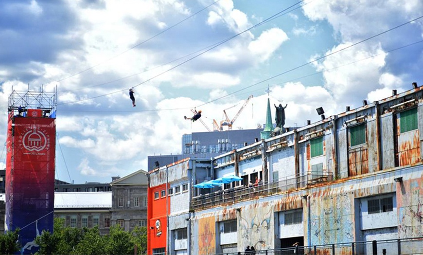 Image 2: Ziplining in the Old Port