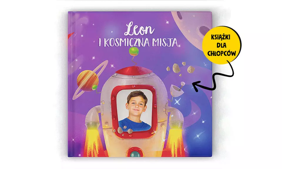 Personalizowana książeczka ze zdjęciem i imieniem dziecka