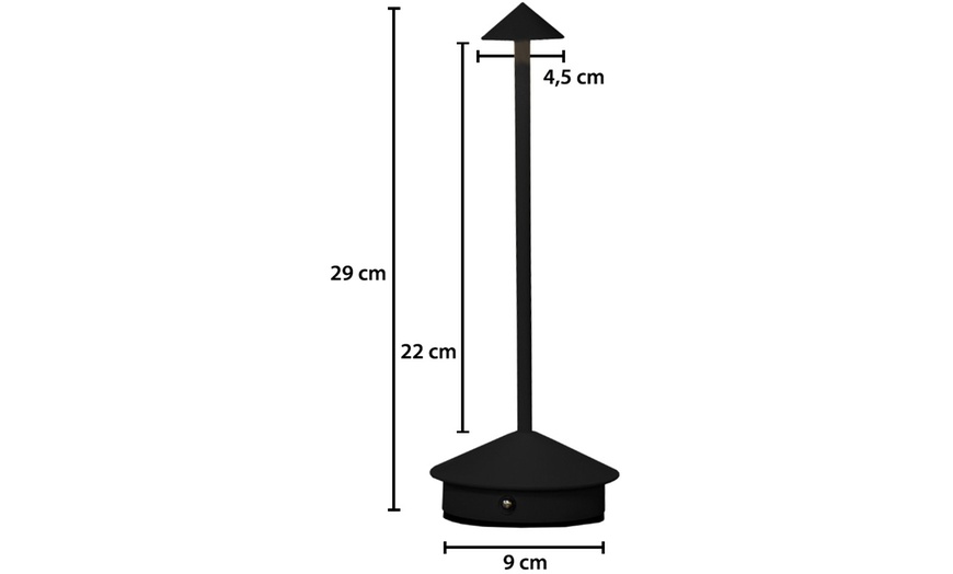 Image 5: Lampada LED ricaricabile da tavolo