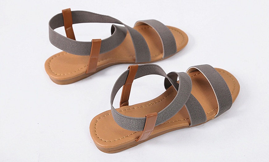 Image 3: Women's Fabric Strap Sandals