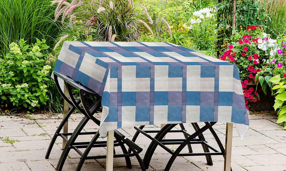 Tischdecke aus gewachstem PVC