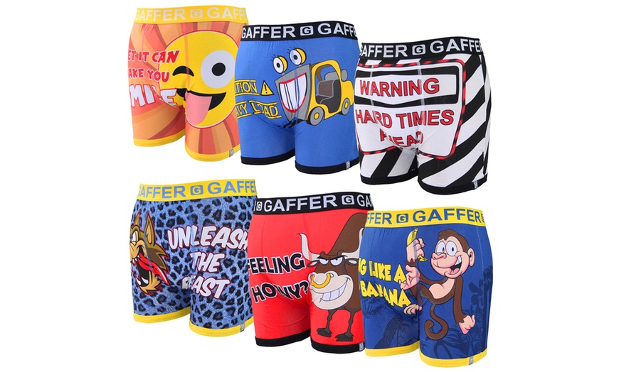 Image 1: Three-Pack Men's Novelty Boxers
