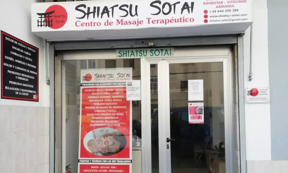 Masaje corporal shiatsu con tratamientos adicionales a elegir para 1