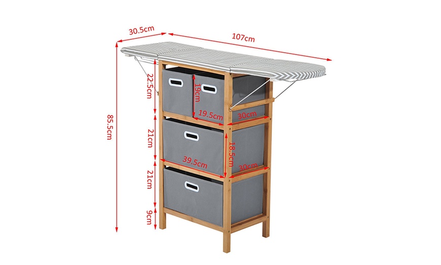 Image 8: Ironing Board and Storage Unit