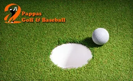 Golf Practice Facility Passes, Golf Simulator, or Batting Cages at Pappas Indoor Golf & Baseball in North Chelmsford (Up to $75 Value). Choose from Three Options. - Primary Image