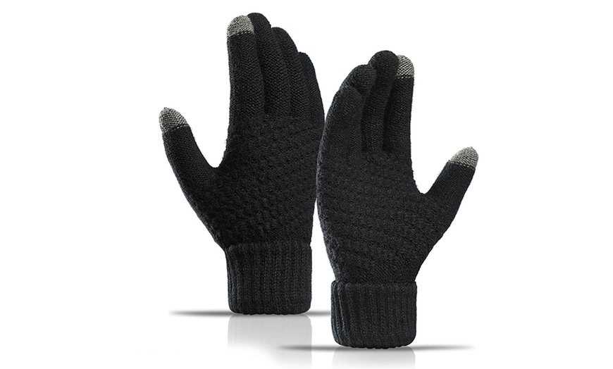 Image 4: 1 ou 2 paires de gants avec fonction écran tactile