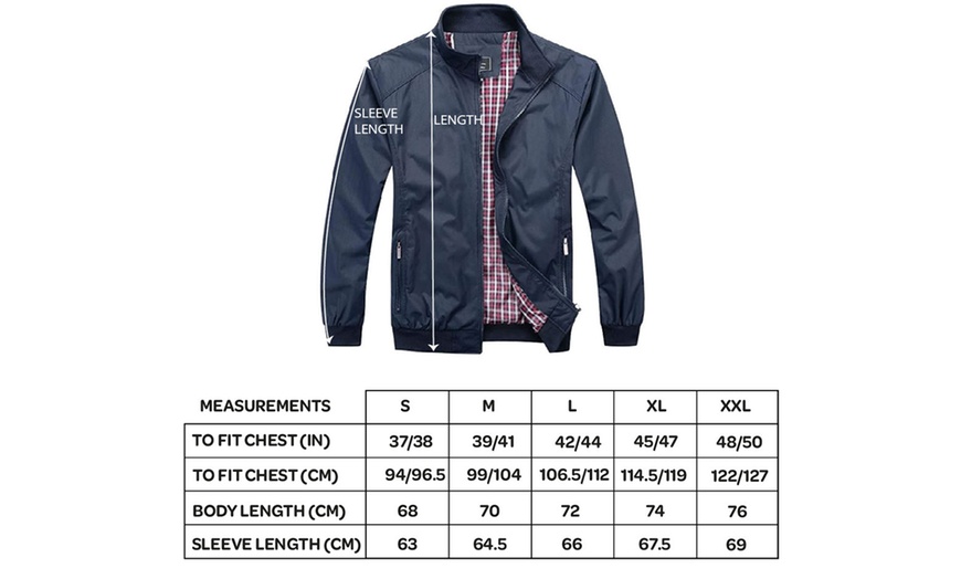 Image 2: Men's Falcon Harrington Jacket